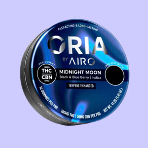 ORIA Midnight Moon Indica Black and Blueberry Gummies