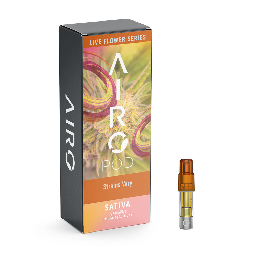 Live Flower Series Sativa AiroPod Vape Cartridge